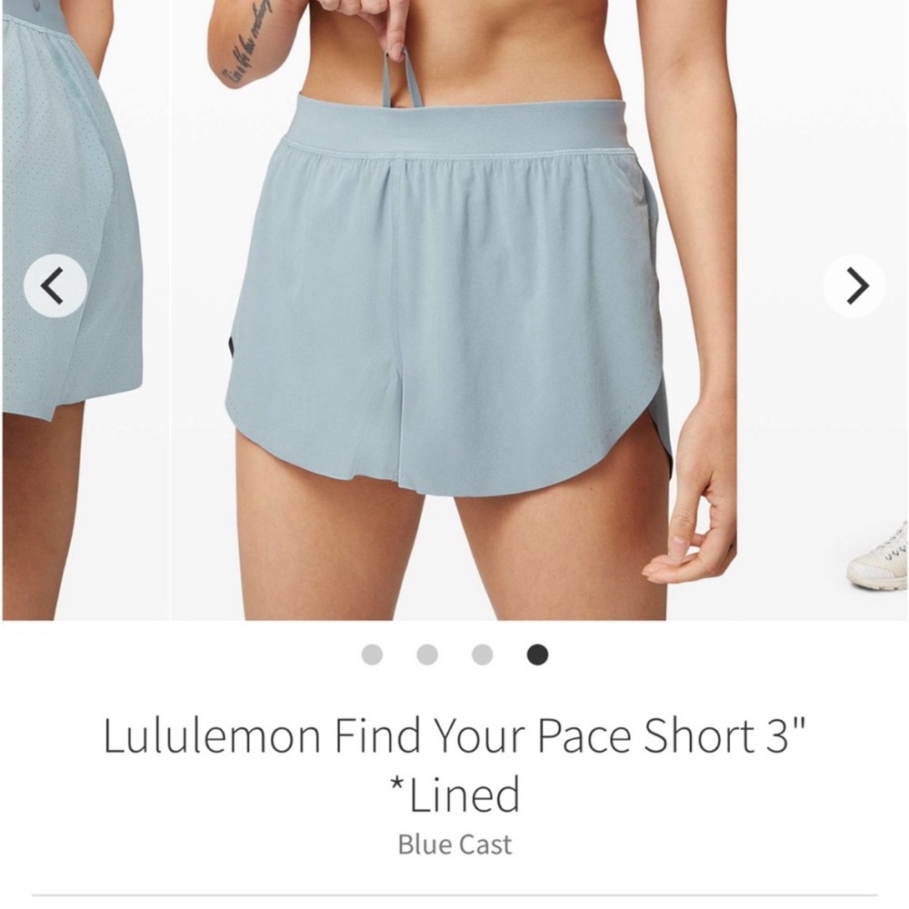 Lululemon Find Your Pace Short 3" Lined